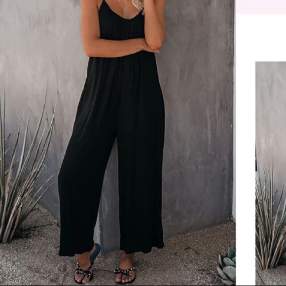 NWT Casual Black Jumpsuit - Picture 3 of 4